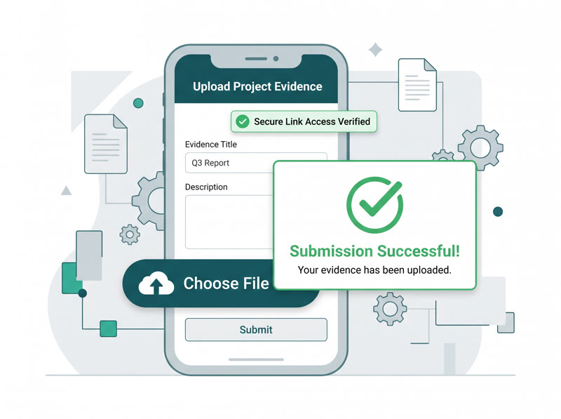 Contributor Flows — low-friction evidence collection from anyone